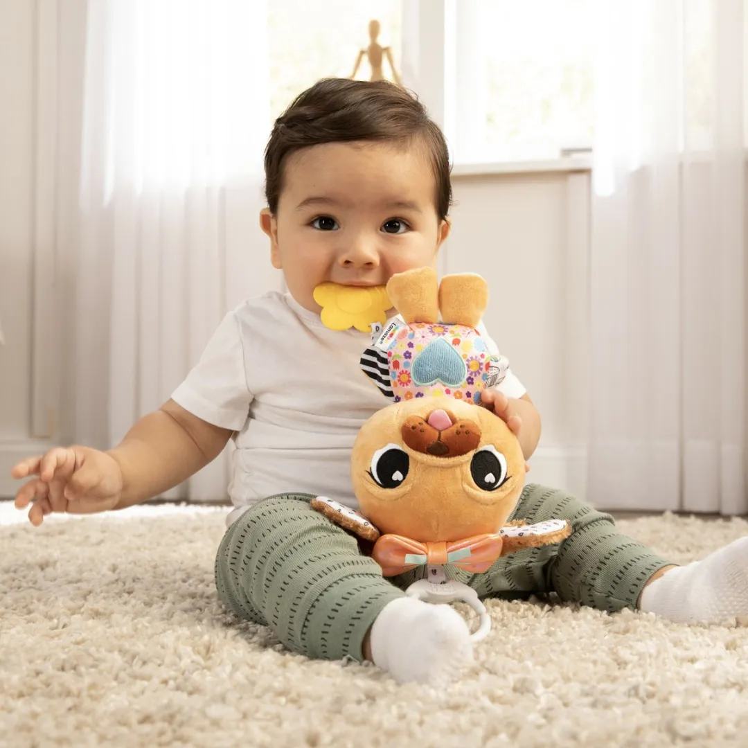 Lamaze Lovely de Hond Knuffel - Bruin