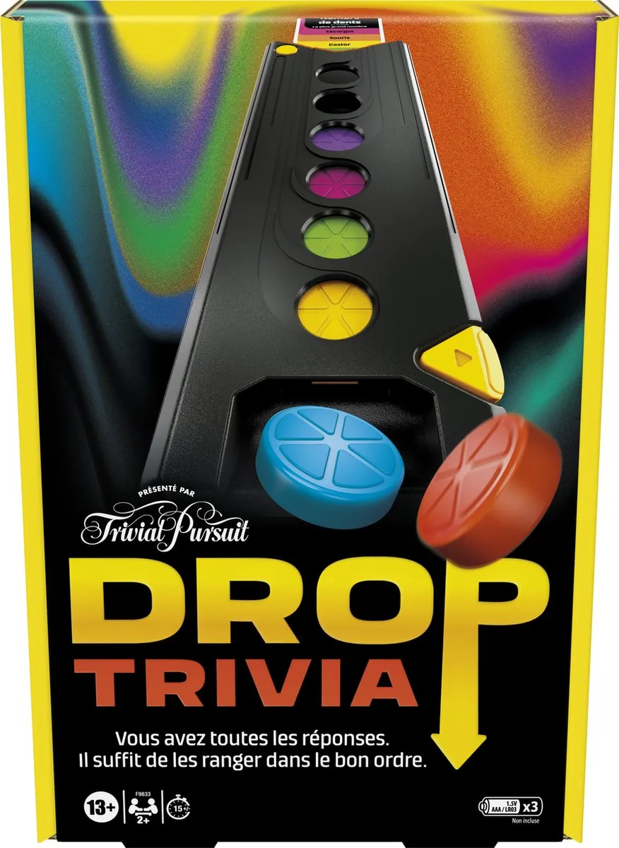 Hasbro Gaming Drop Trivia Bordspel