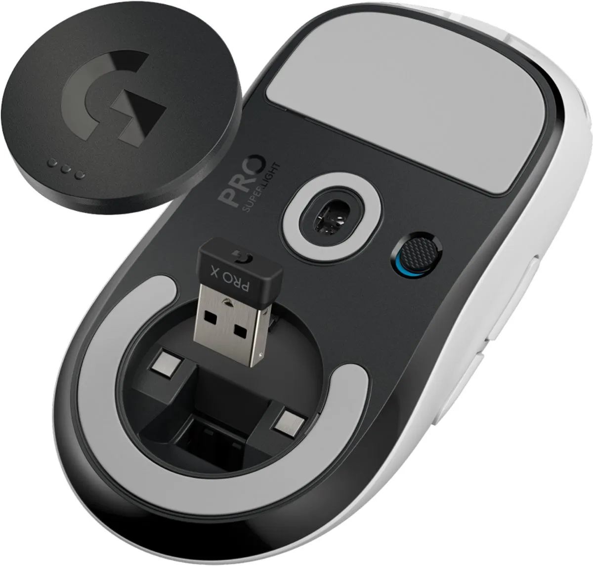 Logitech G Pro X SUPERLIGHT Gaming Muis - Wit - afbeelding 6 van 6