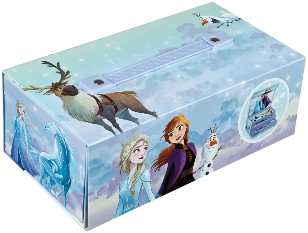 Disney Frozen Kleurdoos - 3 Lades - Stiften, Potloden & Verf