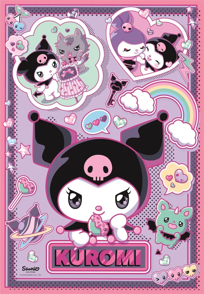 Clementoni Kuromi Puzzel - 1000 Stuks - Meerkleurig