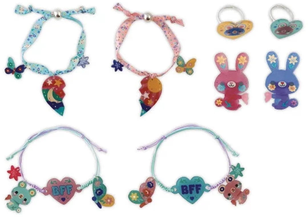 Janod Atelier Bijoux Armbandjes Meerkleurig - 8 Stuks