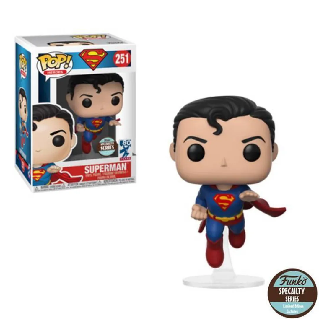 Funko POP! Flying Superman 80th Anniversary #251 - Superman - Multi