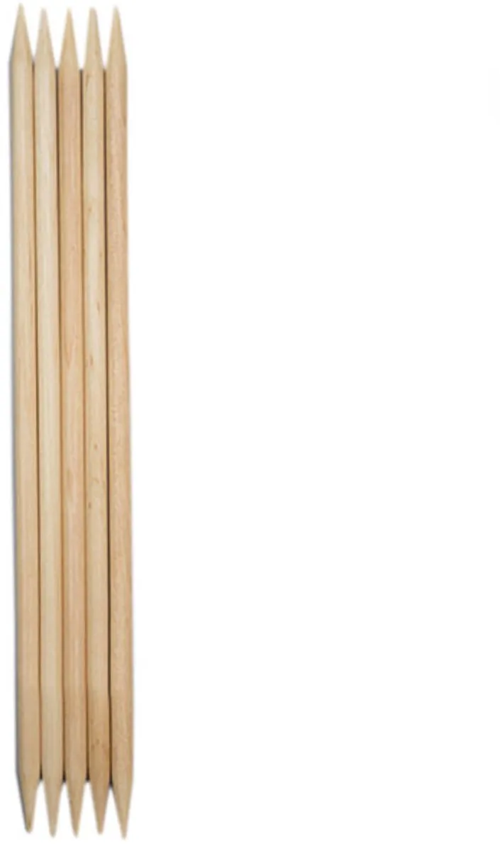 Drops Basic Kousenbreinaalden Hout 20cm 6,0mm - 5 Stuks