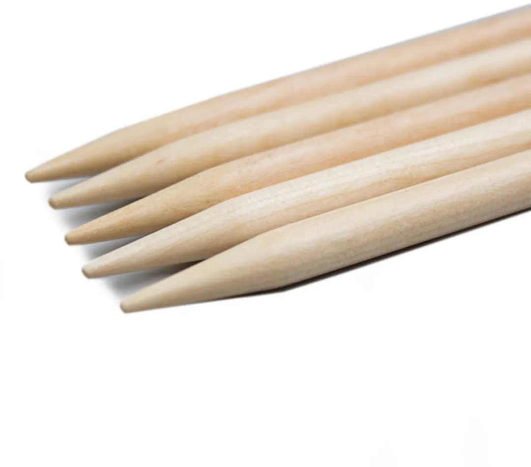 Drops Basic Kousenbreinaalden Hout 20cm 6,0mm - 5 Stuks