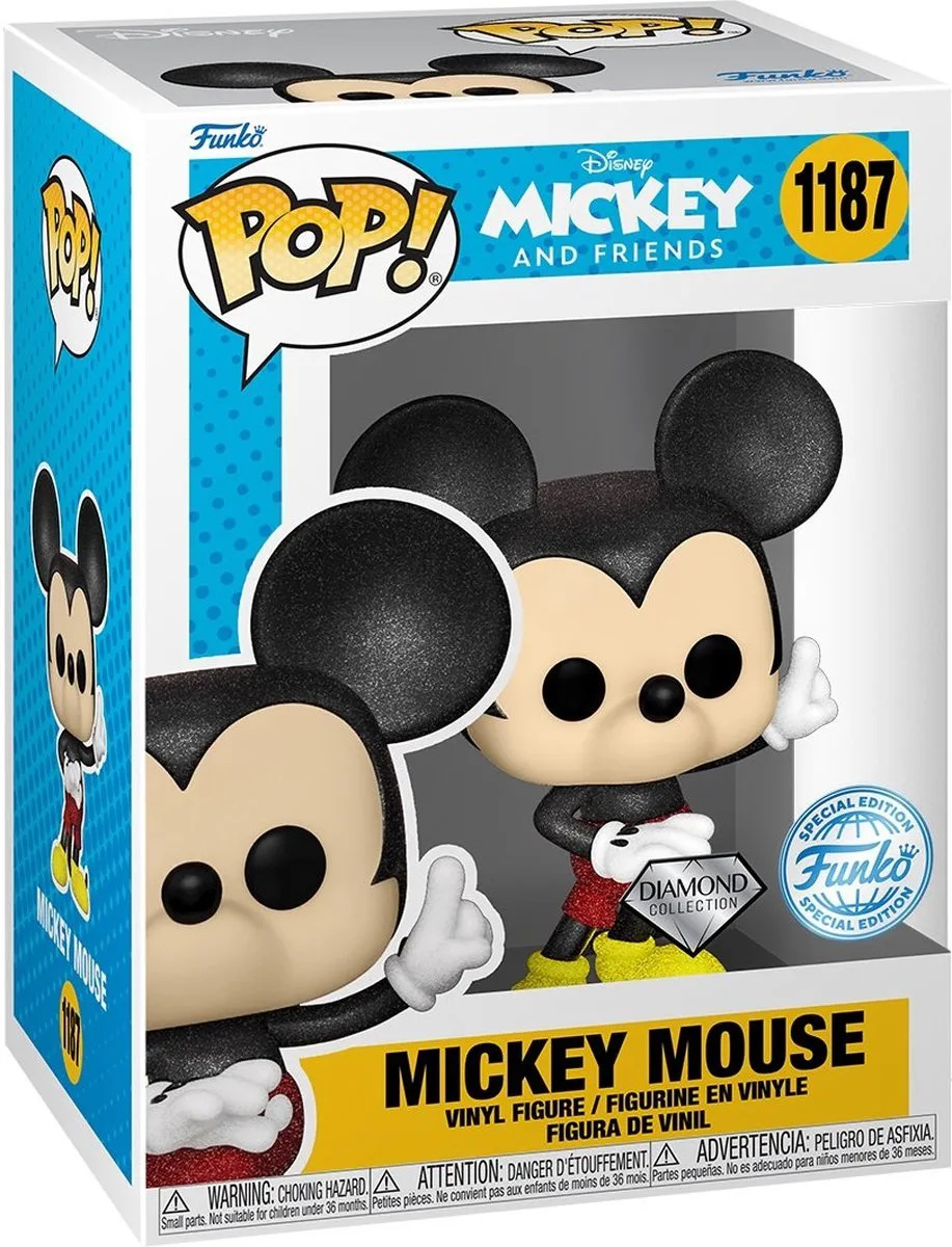 Funko Pop! Disney Mickey Diamond Glitter - Veelkleurig