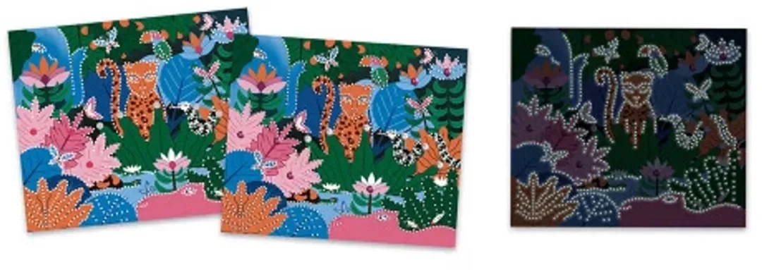Janod Diamond Painting Jungle - Meerkleurig