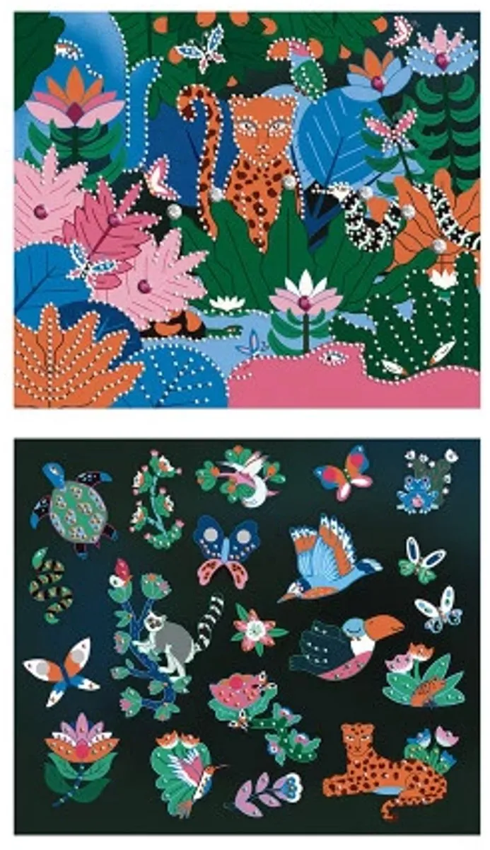 Janod Diamond Painting Jungle - Meerkleurig