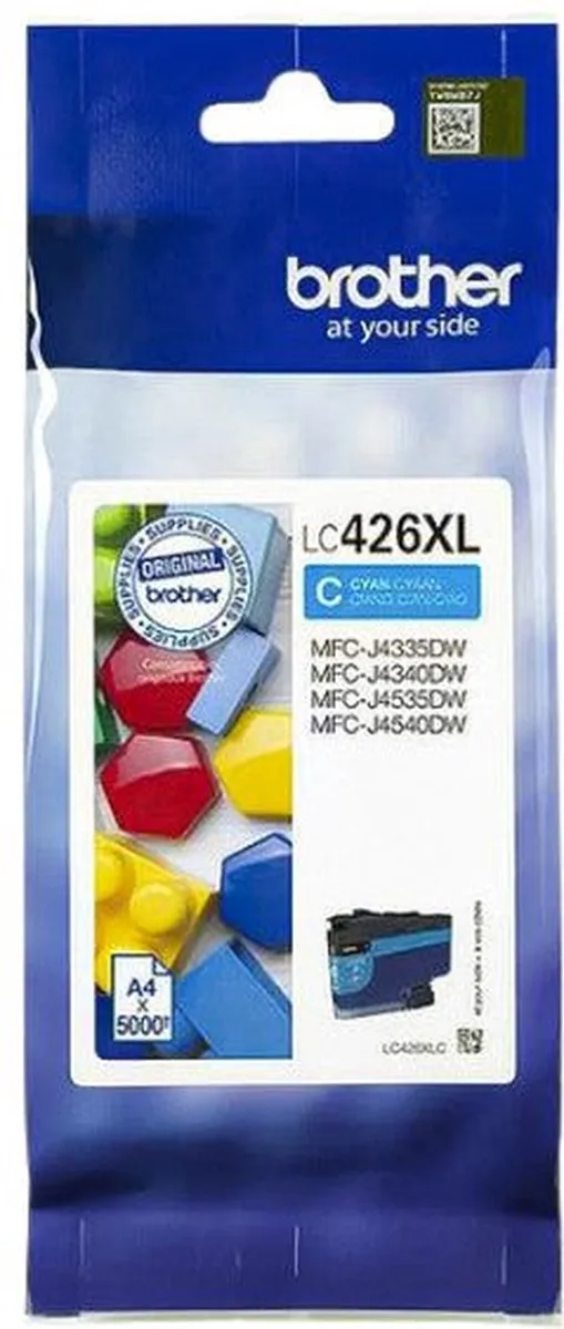 Brother LC426XLC Inktcartridge - Blauw - 5000 pagina's - afbeelding 4 van 4