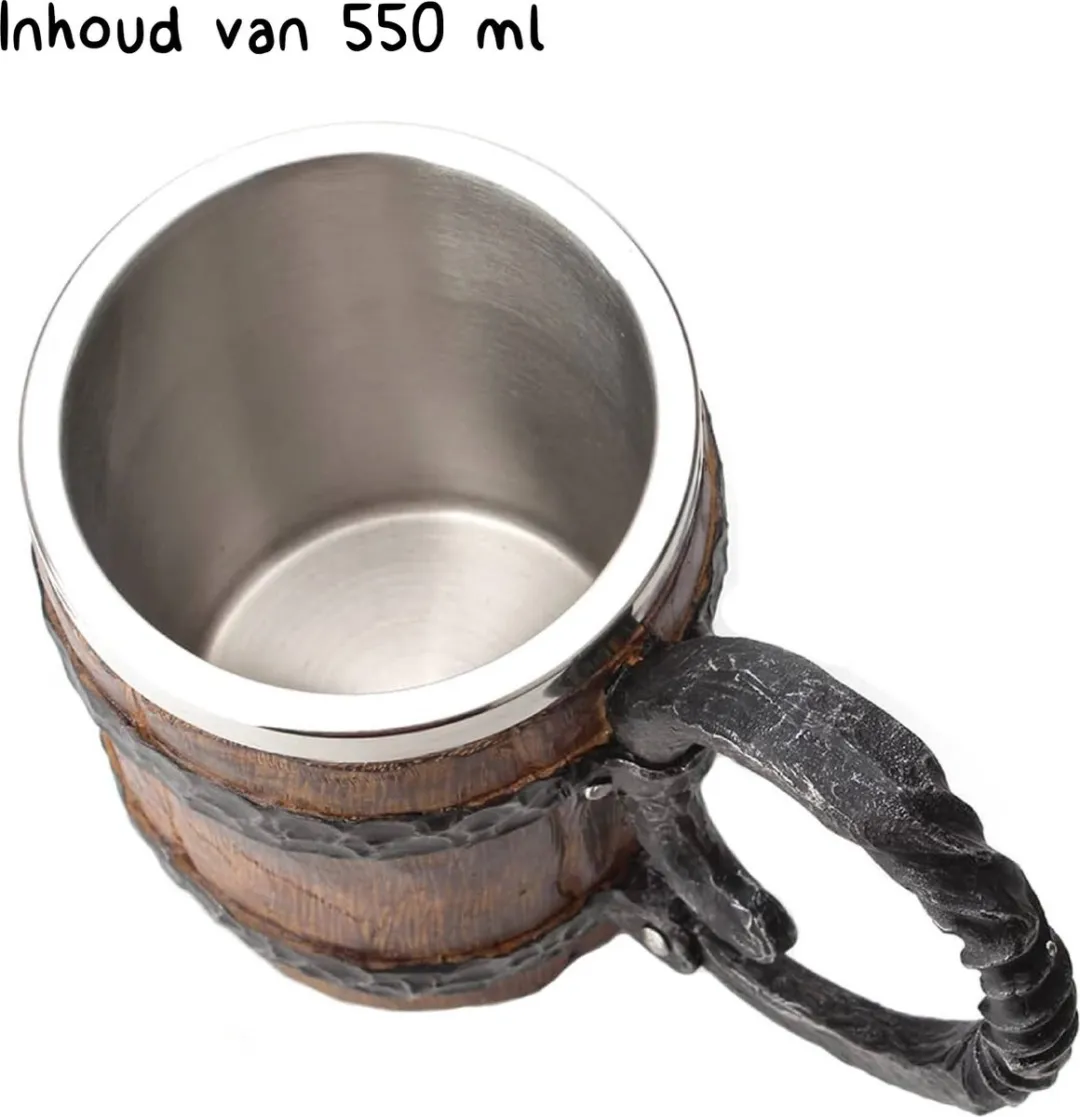 Lapi Toys Dungeons & Dragons Mok 550ml - Roestvrij staal