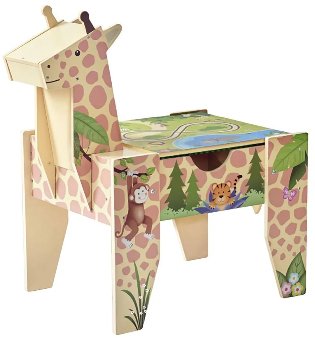 Teamson Kids Houten Speeltafel Giraffe