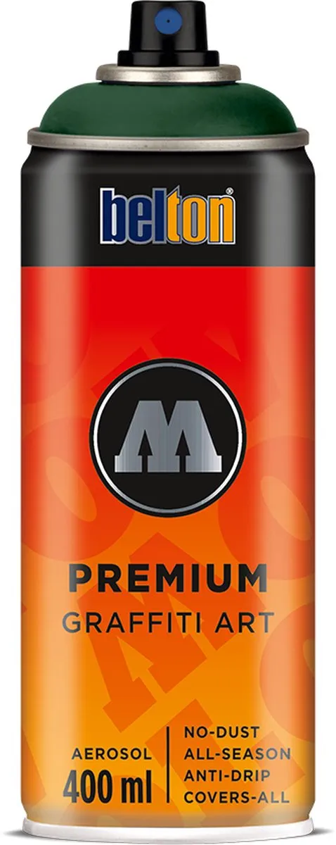 Molotow Belton Premium 400ml Spuitbus Black Forest Green