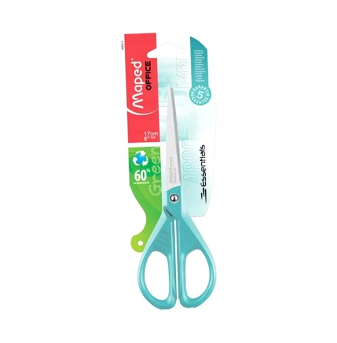 Maped Essentials Groene Schaar 17cm - Turkoois