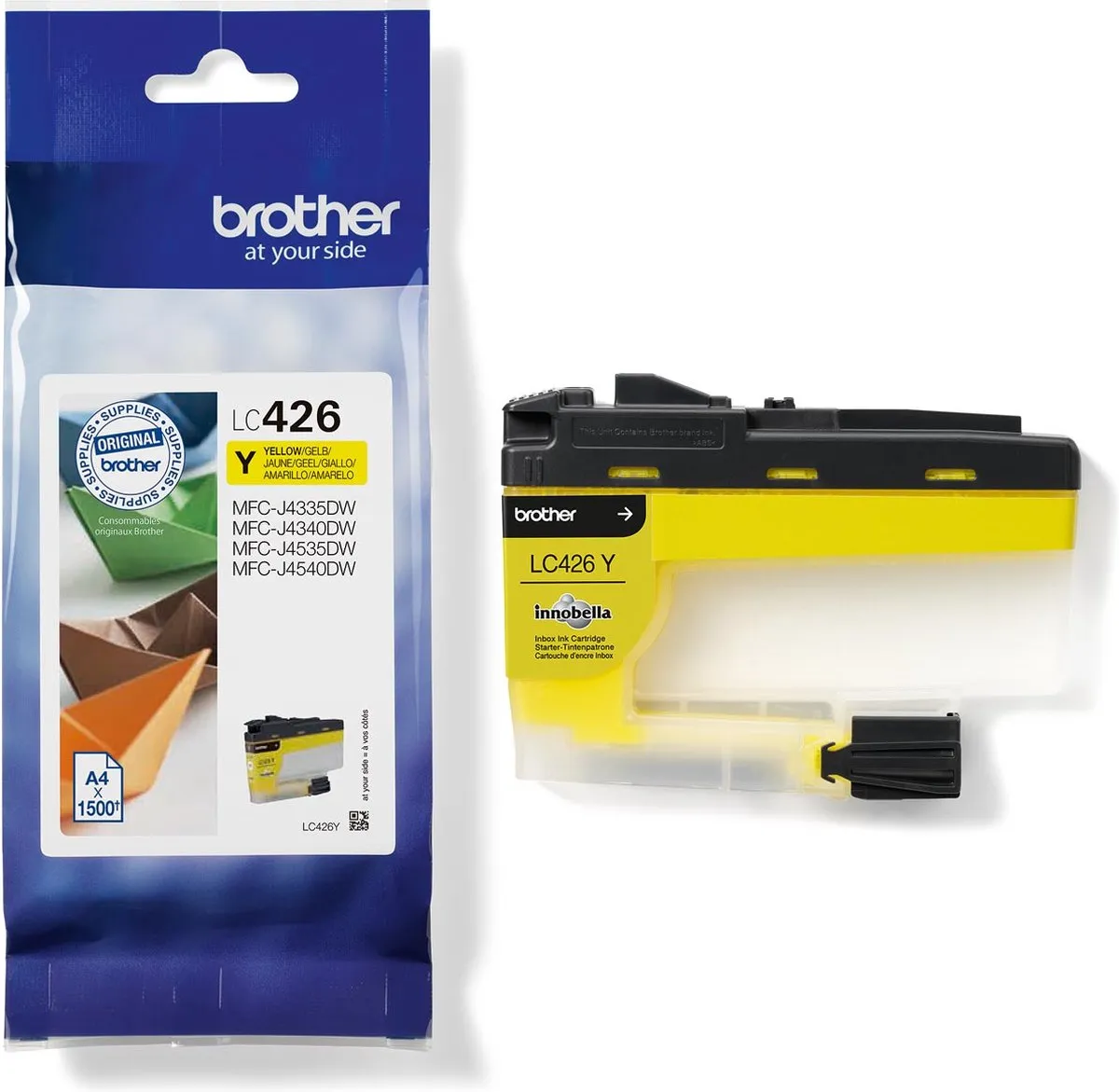 Brother LC-426Y Inktcartridge Geel - 1500 pagina's
