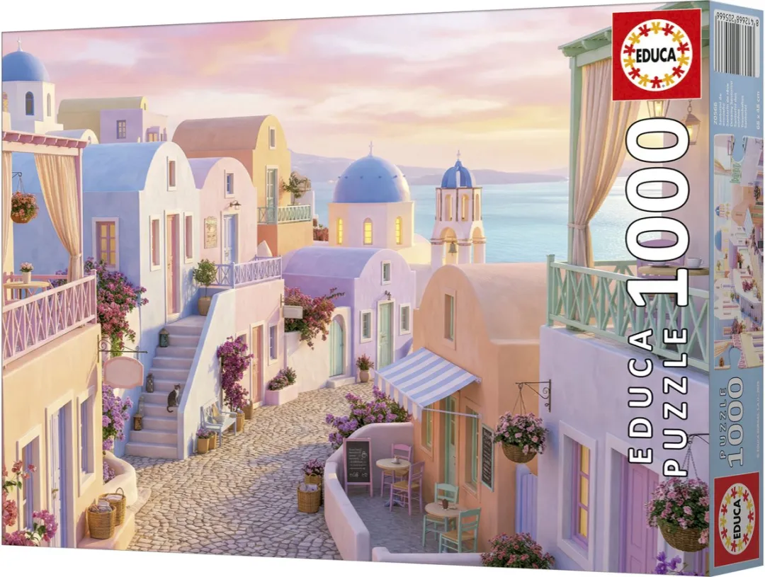 Educa Dreamy Santorini Puzzel - 1000 Stuks - Multicolor