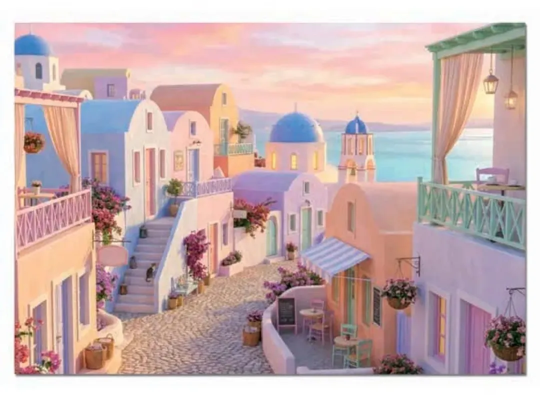 Educa Dreamy Santorini Puzzel - 1000 Stuks - Multicolor