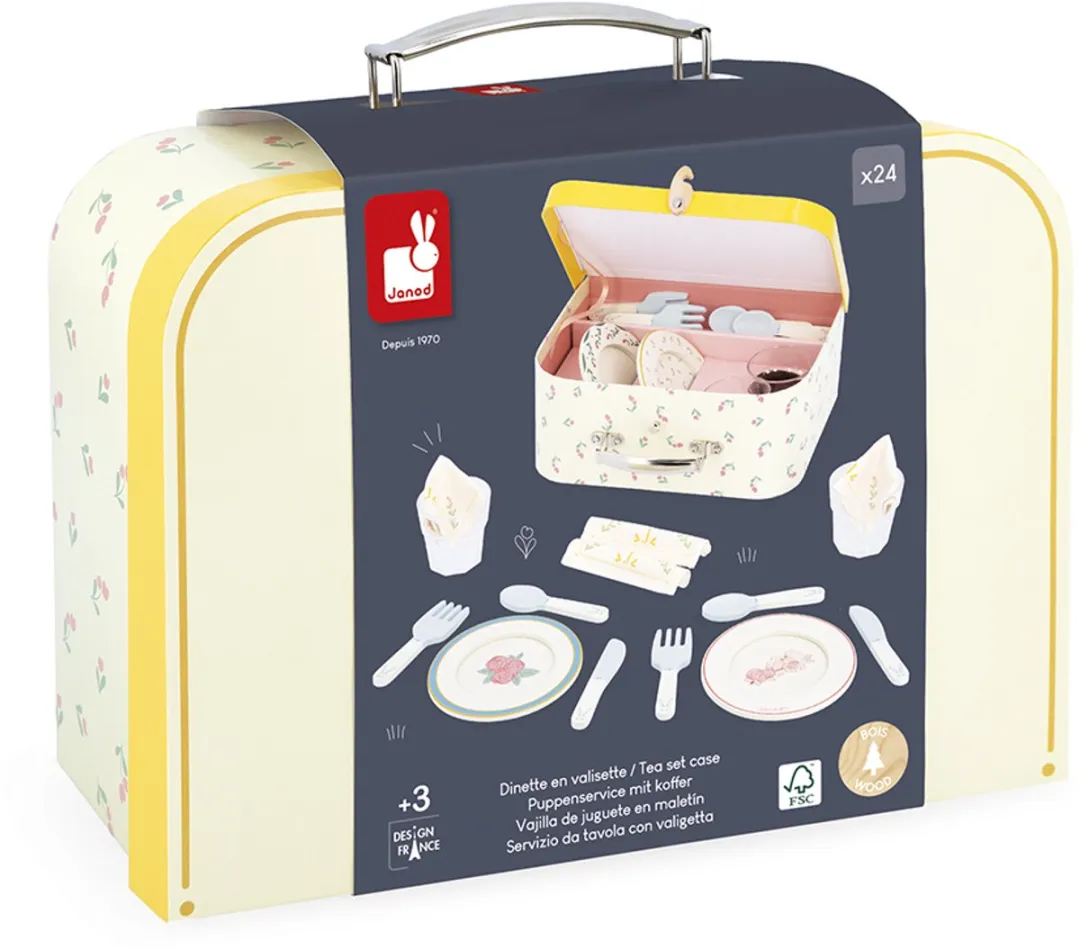 Janod Shiny Grandma Picknickkoffer Speelgoed