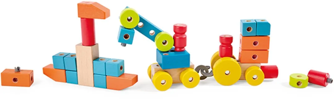 Hape Infinite Imagination Bouwblokken 44-delig - Multicolor