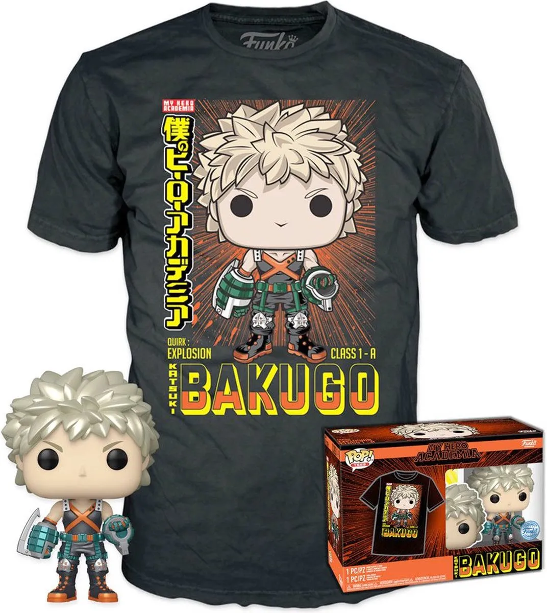 Funko My Hero Academia POP! & Tee Box Katsuki