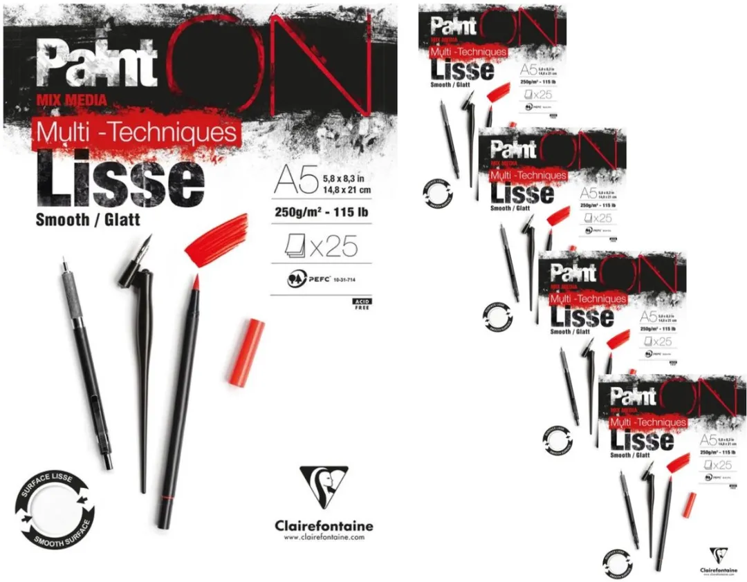 Clairefontaine Paint ON Multi-Techniek Pad A5 250g