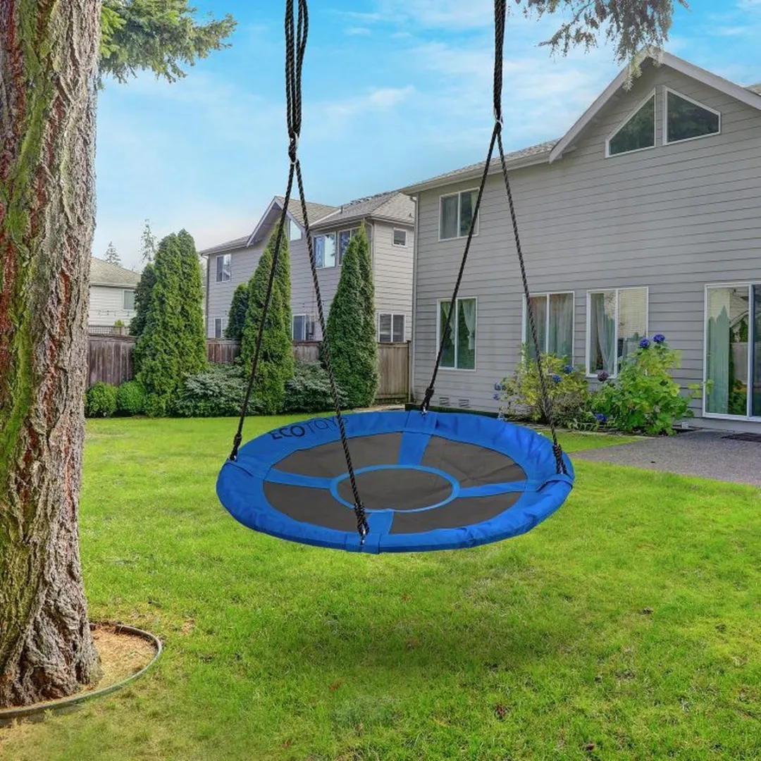 ECOTOYS Nestschommel Blauw 100cm - 100kg