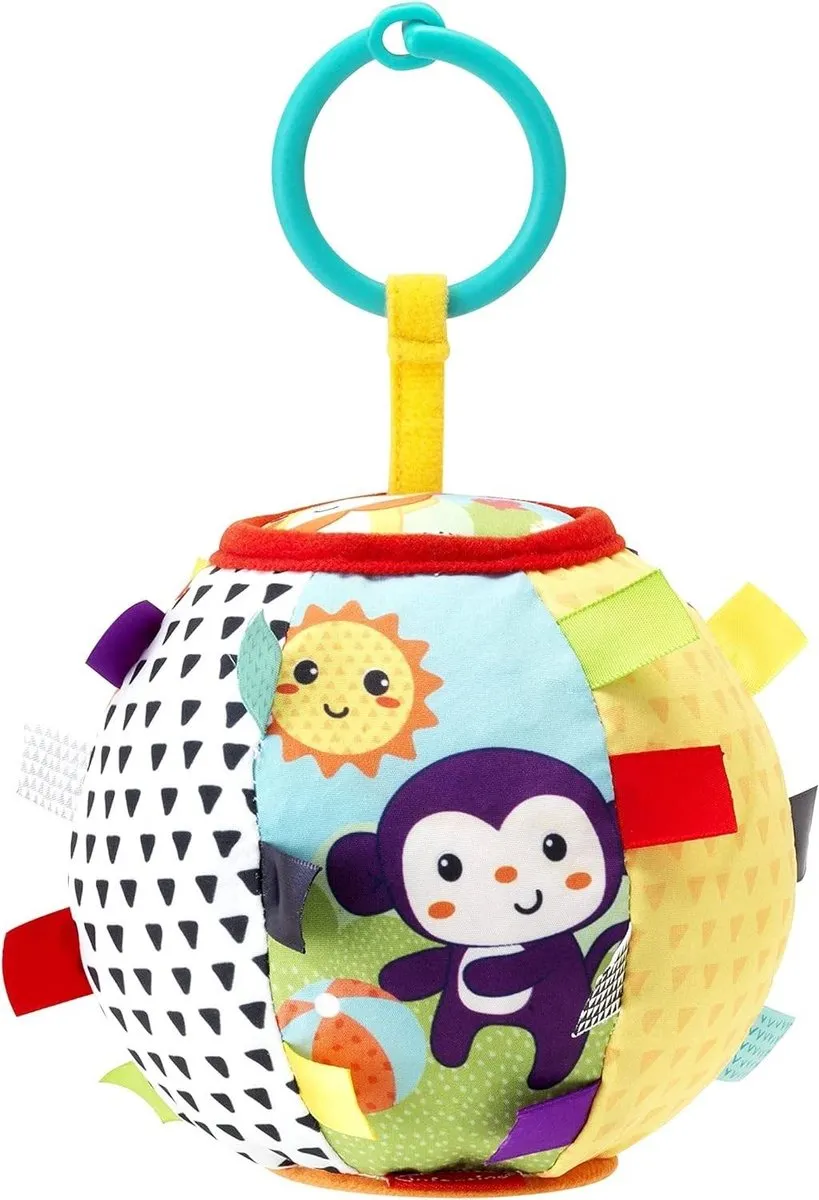 Infantino Sensory Ribbon & Chime Ball - Multicolor