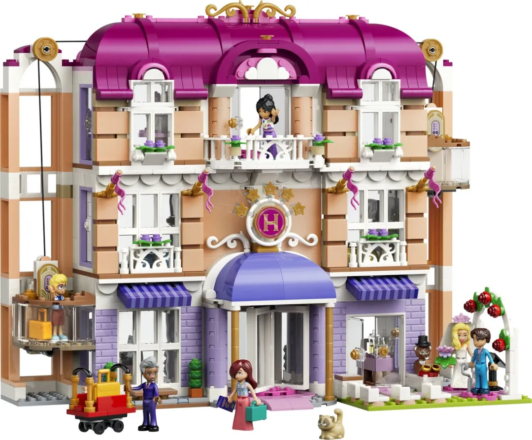 LEGO Friends Grand Hotel 42704 - Bouwset 1406 Stuks - Meerkleurig