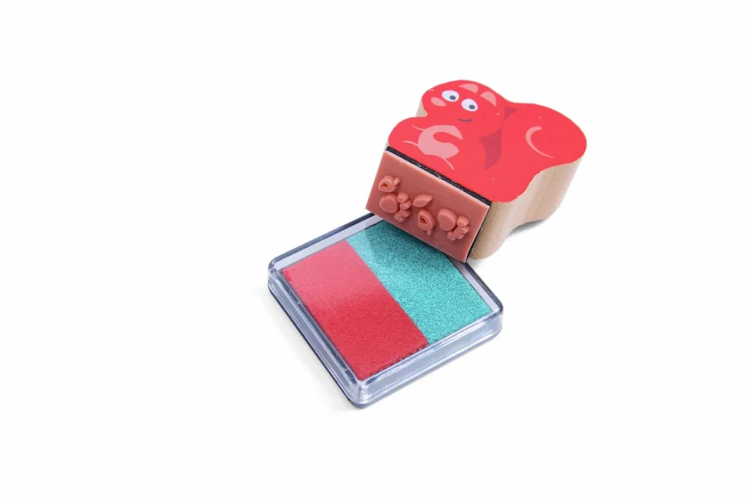 Hape Pawprint Stempelset - 12 Stuks Meerkleurig