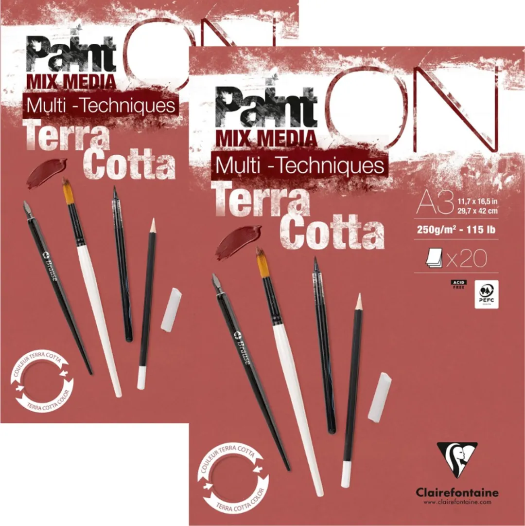 Clairefontaine Paint ON Multi-Techniek Pad A3 250g