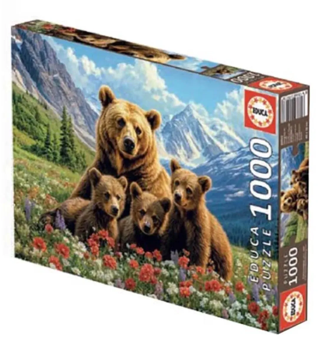 Educa Grizzlyberen Canada Legpuzzel 1000 Stuks - 20553