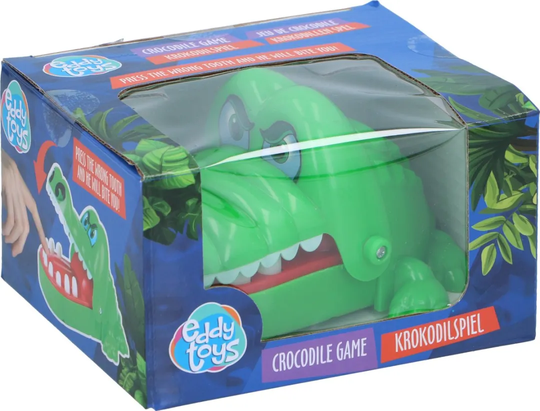Eddy Toys Krokodillen Bijtspel - Groen - afbeelding 3 van 5
