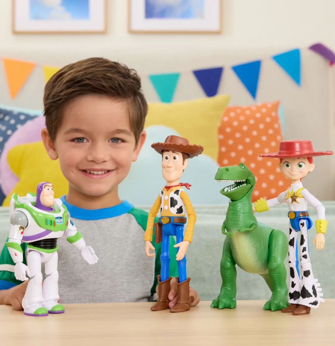 Mattel Disney Pixar Toy Story Buzz Lightyear Figuur JKV15 - 10 Gewrichten