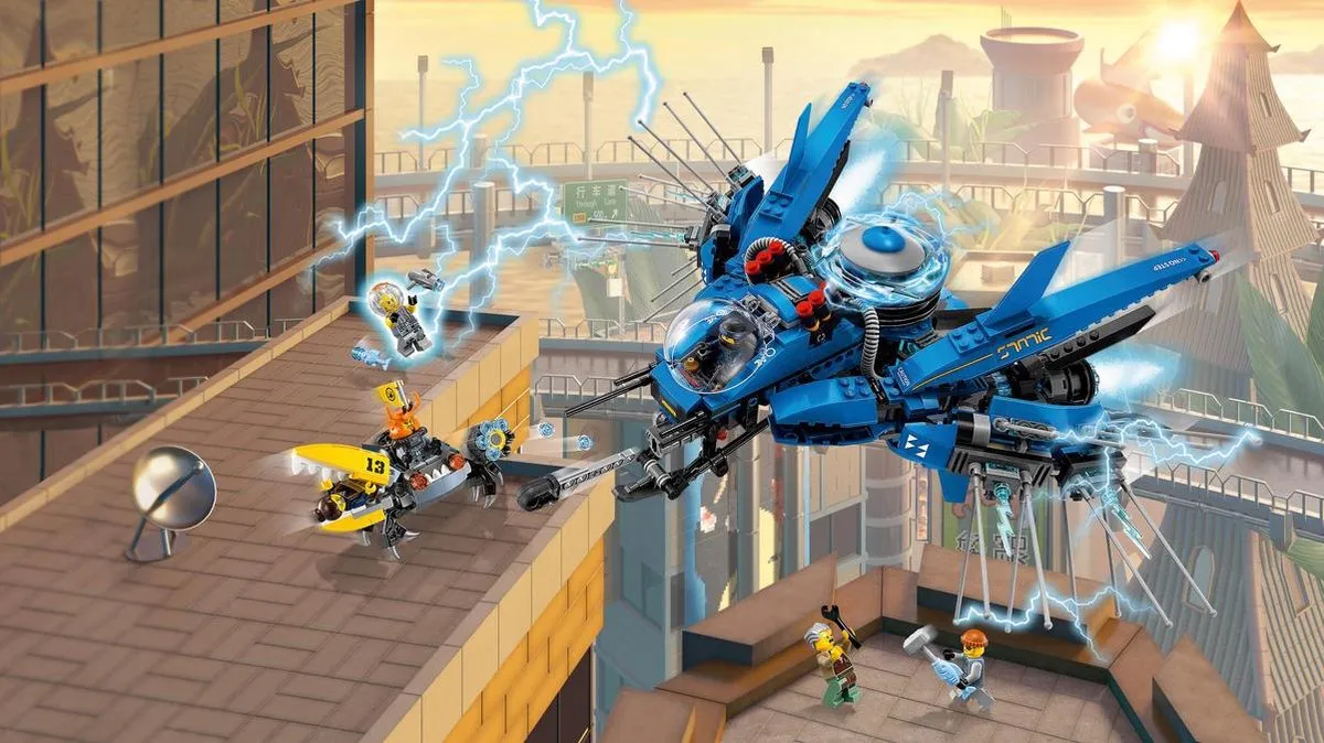 LEGO Ninjago Movie Bliksemstraaljager 70614 - 876 Stukken