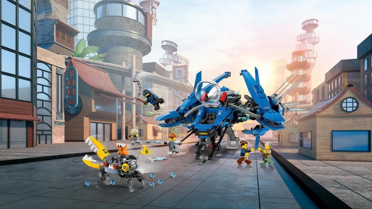 LEGO Ninjago Movie Bliksemstraaljager 70614 - 876 Stukken