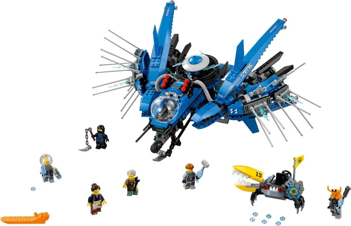 LEGO Ninjago Movie Bliksemstraaljager 70614 - 876 Stukken