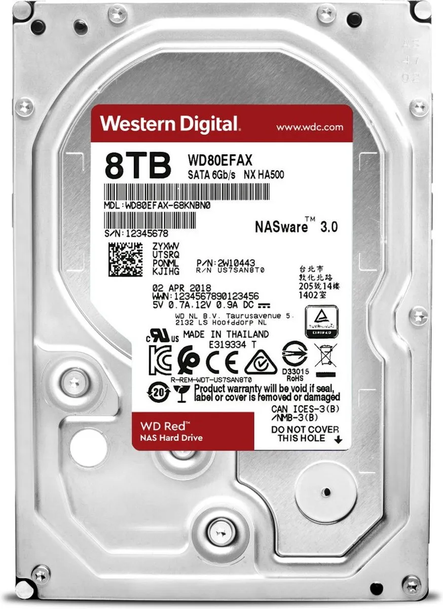 Western Digital WD Red Desktop WDBMMA0080HNC-WRSN 8TB