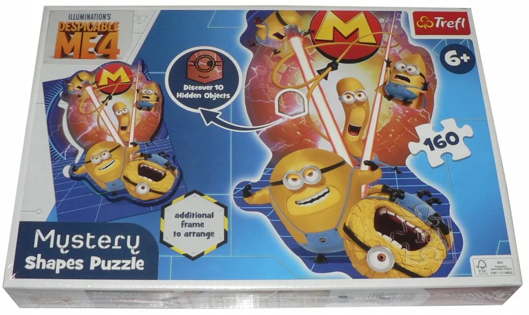Trefl Puzzel Minions Mystery Shapes 160 Stukjes