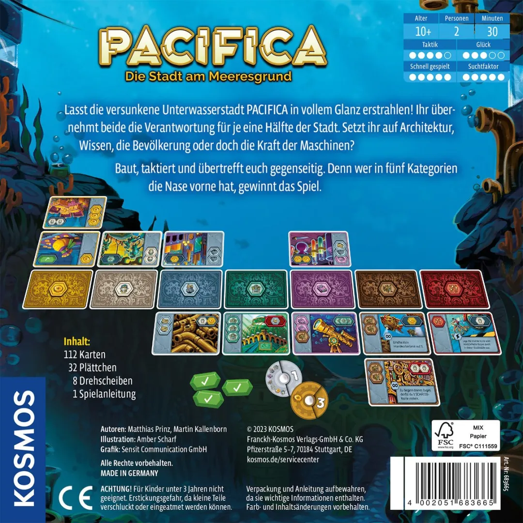 Kosmos Pacifica Bordspel - 2 Spelers