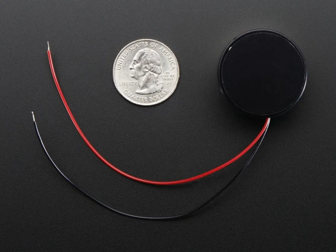 Adafruit 1785 Medium Surface Transducer 3W - 4 Ohm - Zwart/Zilver