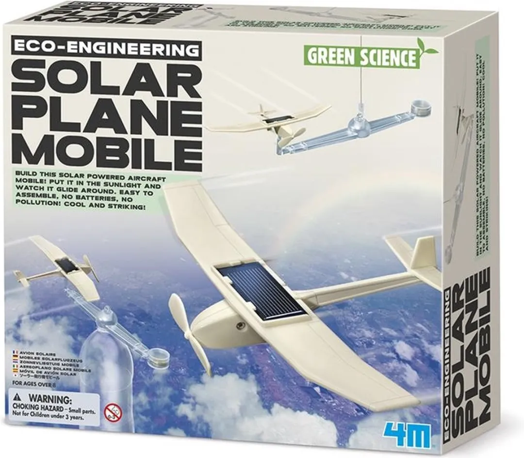 4M Zonnevliegtuig Mobiel DA5603376 - Multikleur