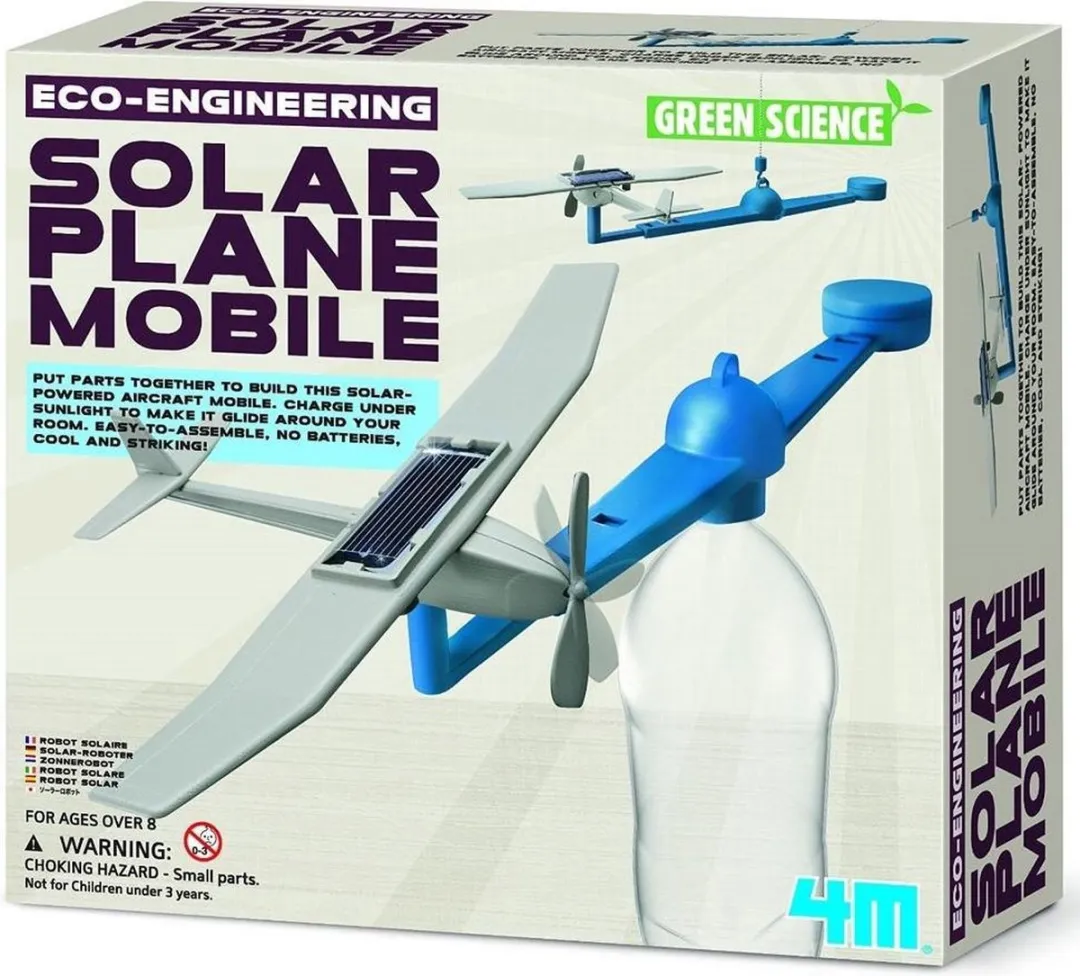 4M Zonnevliegtuig Mobiel DA5603376 - Multikleur