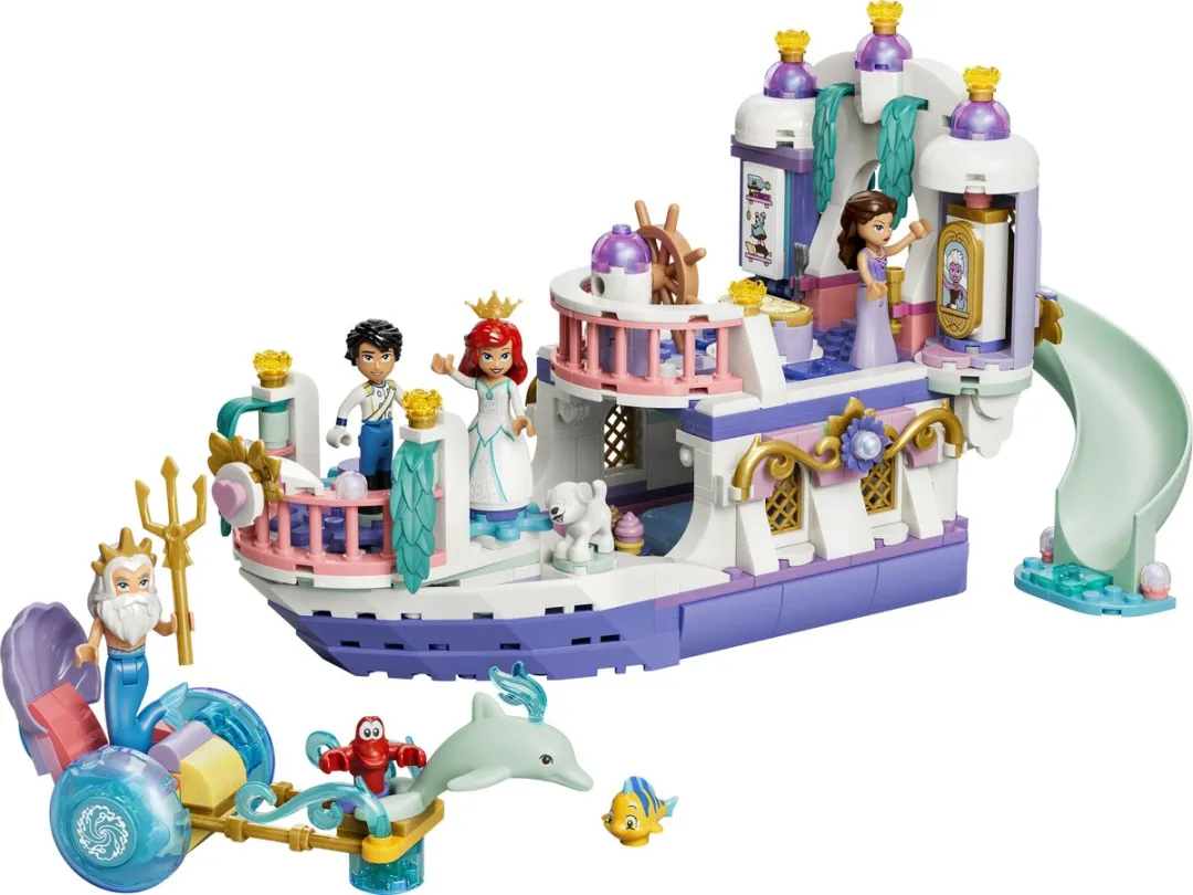 LEGO Disney Princess Ariëls Koninklijke Trouwboot 43299 - 519 Stukken - Multicolor