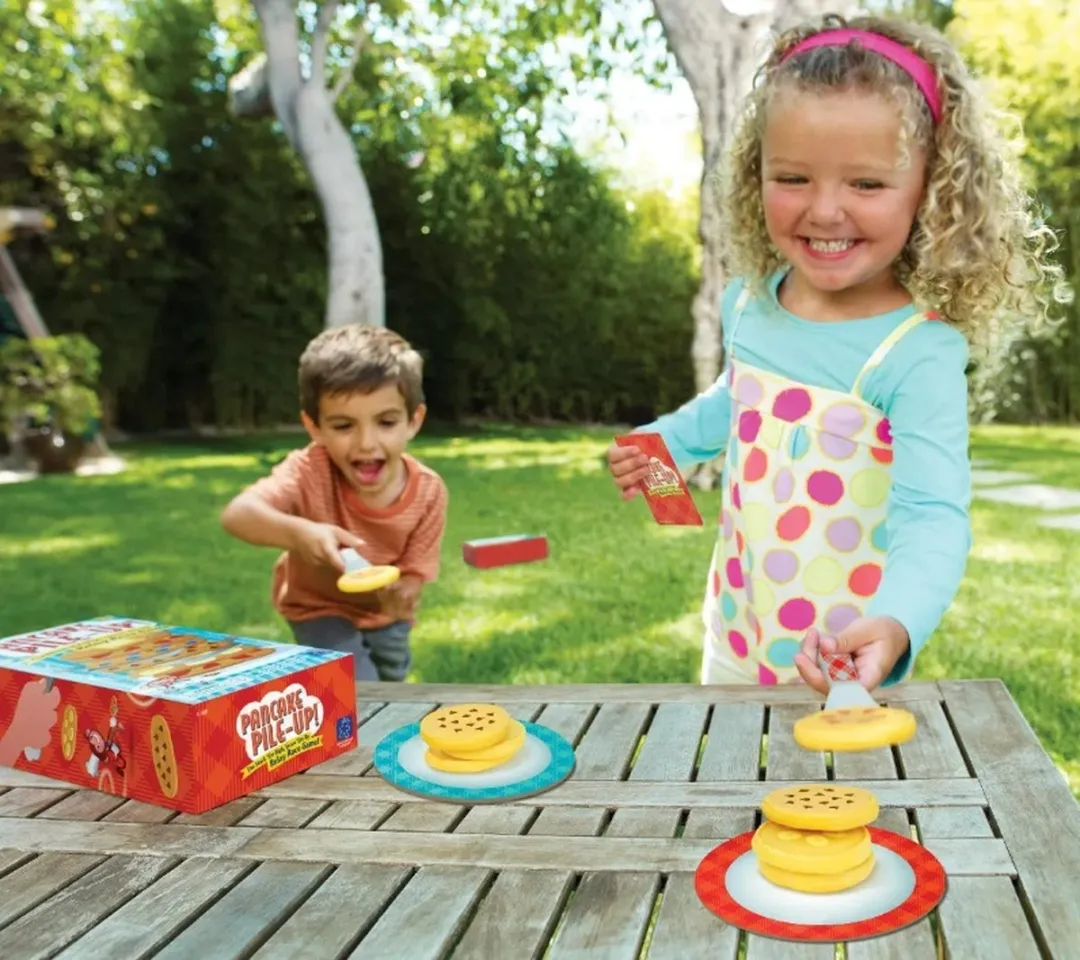 Learning Resources Pancake Pile-Up! Matchende Estafetterace - 10 Stuks Meerkleurig