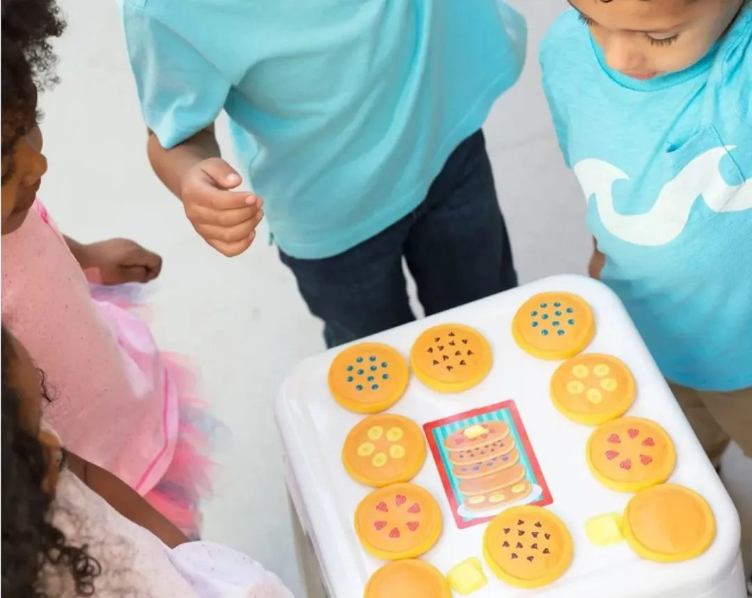 Learning Resources Pancake Pile-Up! Matchende Estafetterace - 10 Stuks Meerkleurig