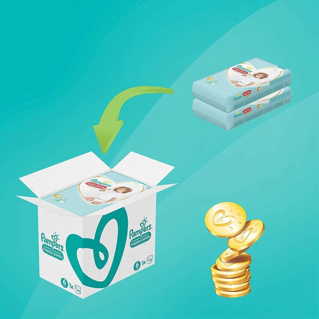 Pampers Premium Protection Pants Maat 6 - 120 Stuks