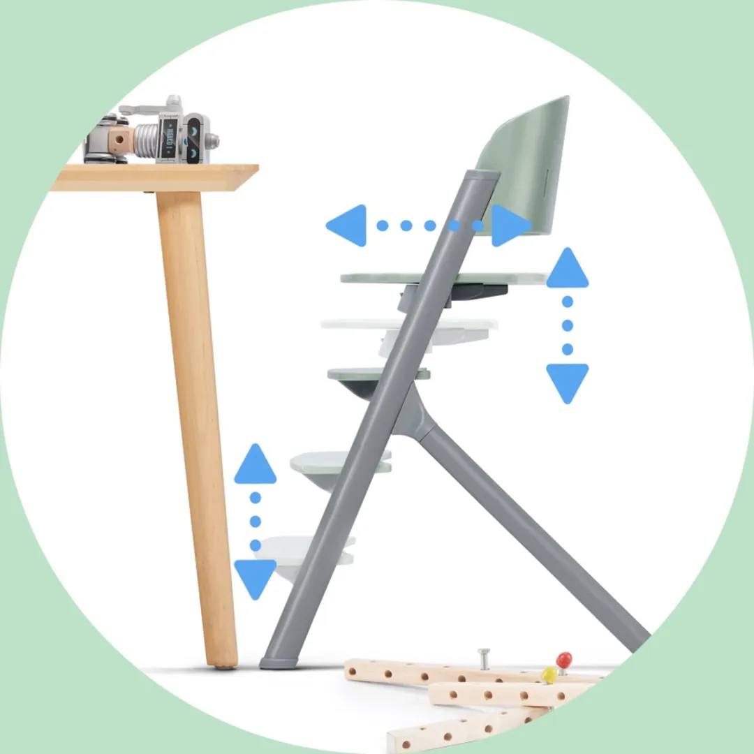 KinderKraft LIVY Kinderstoel 3-in-1 - Hout
