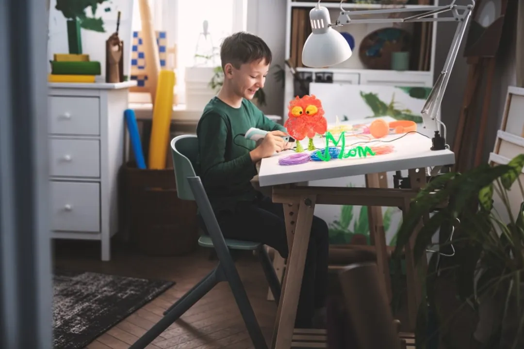 KinderKraft LIVY Kinderstoel 3-in-1 - Hout