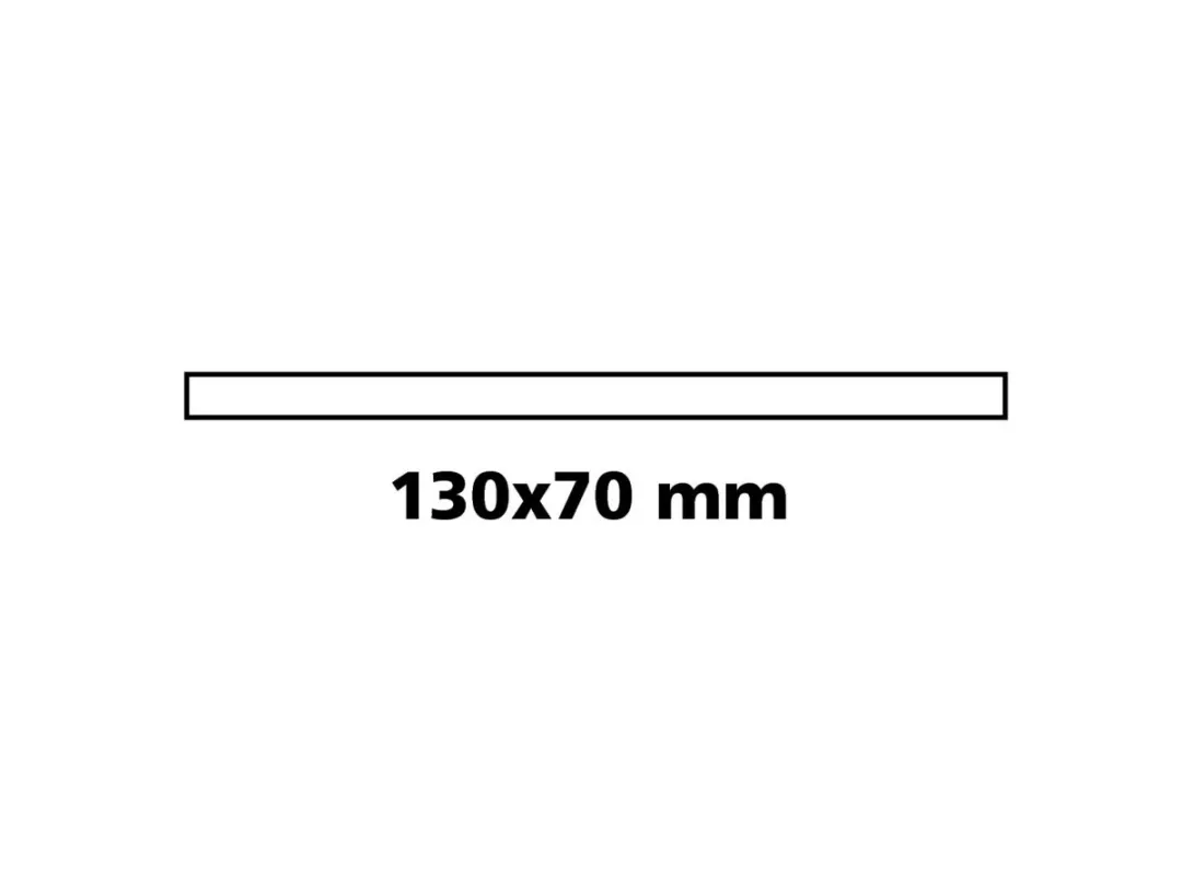 Lampa Zelfklevende Make-up Spiegel 130x70mm - Zwart