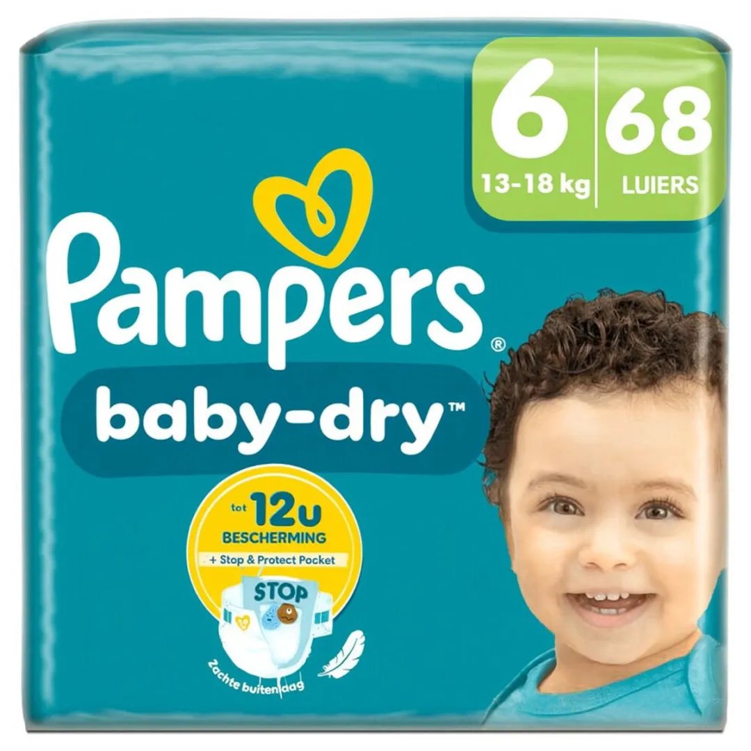 Pampers Luiers Baby Dry Maat 6 68 Stuks