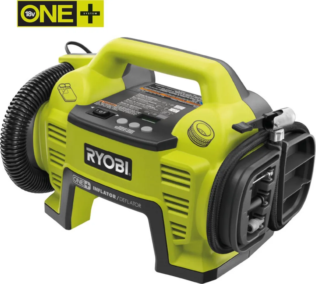 Ryobi R18I-0 18V ONE+ Compressor 18L - 10 bar - Groen/Zwart
